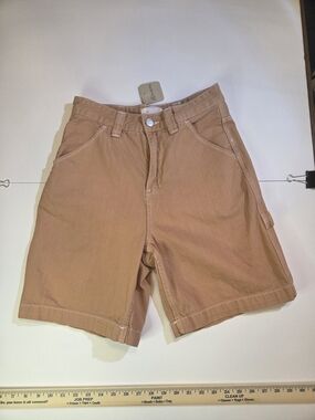 ZGY Denim Women's Tan Bermuda Shorts — Casual Utility Style